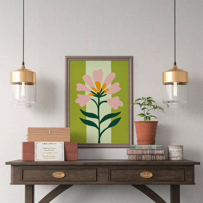 Eclectic Cute Flower Art Print