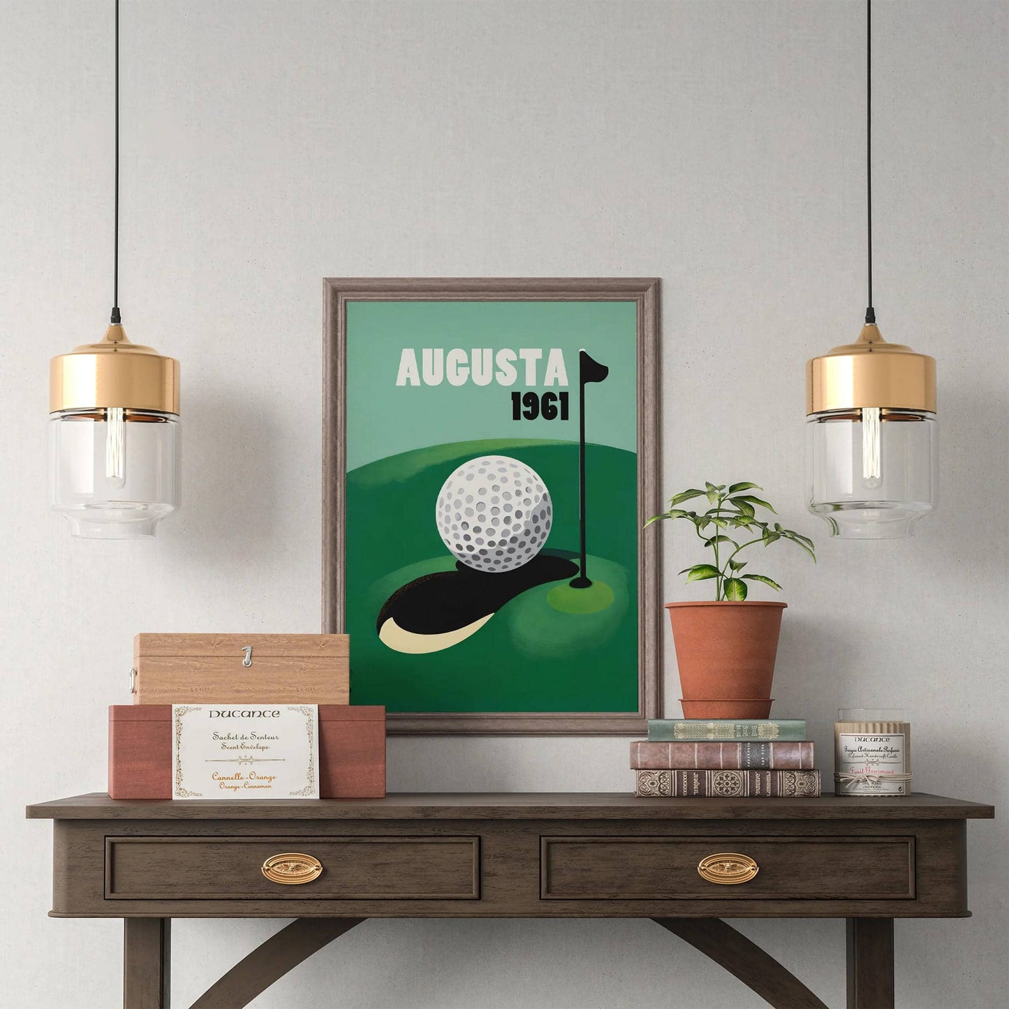 Augusta 1961 Golfing Poster