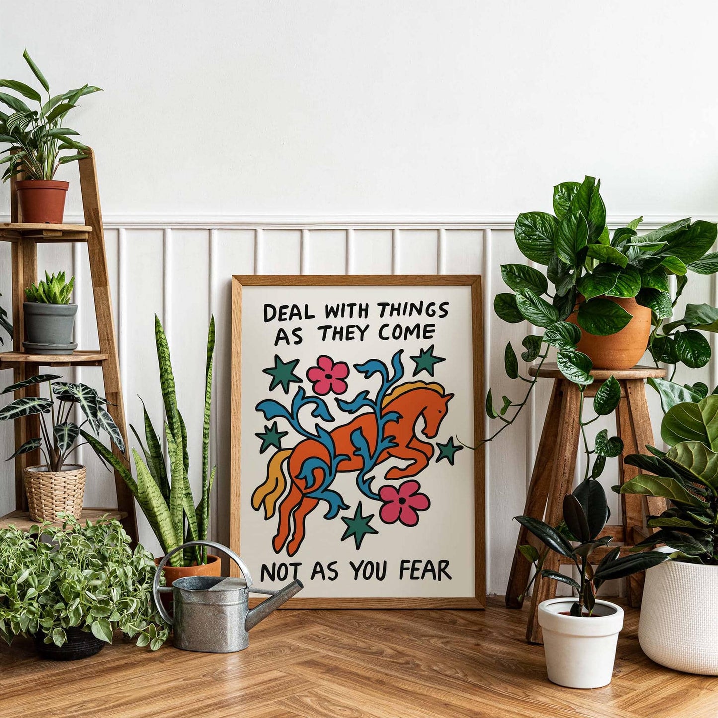 Motivational Horse Poster Print