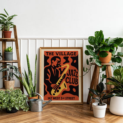Village Jazz Club Poster