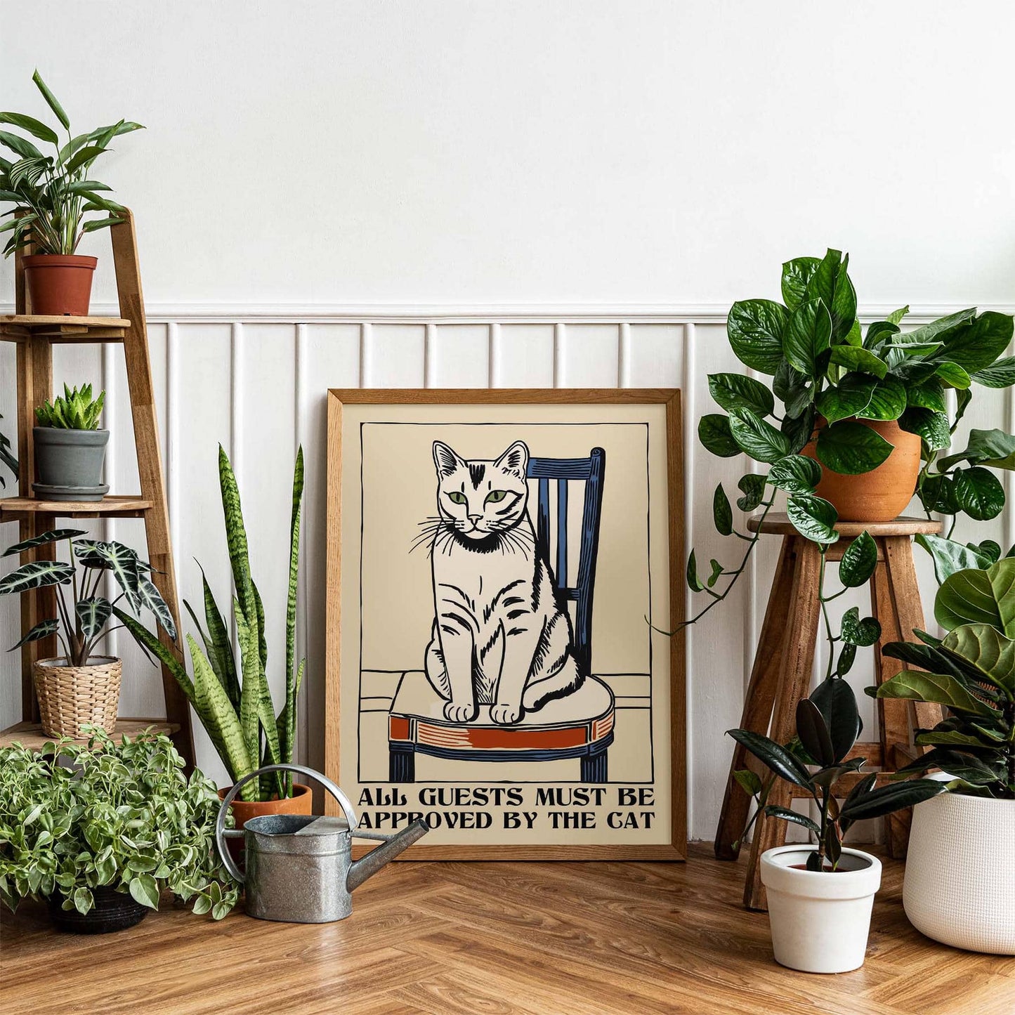 Cat Approval Poster Print