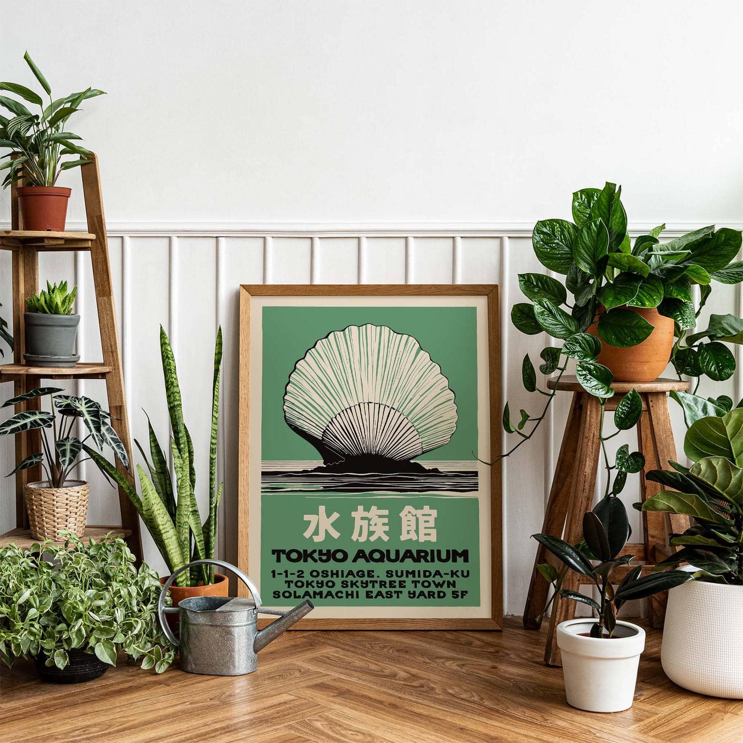 Green Sea Calm – Tokyo Aquarium Art
