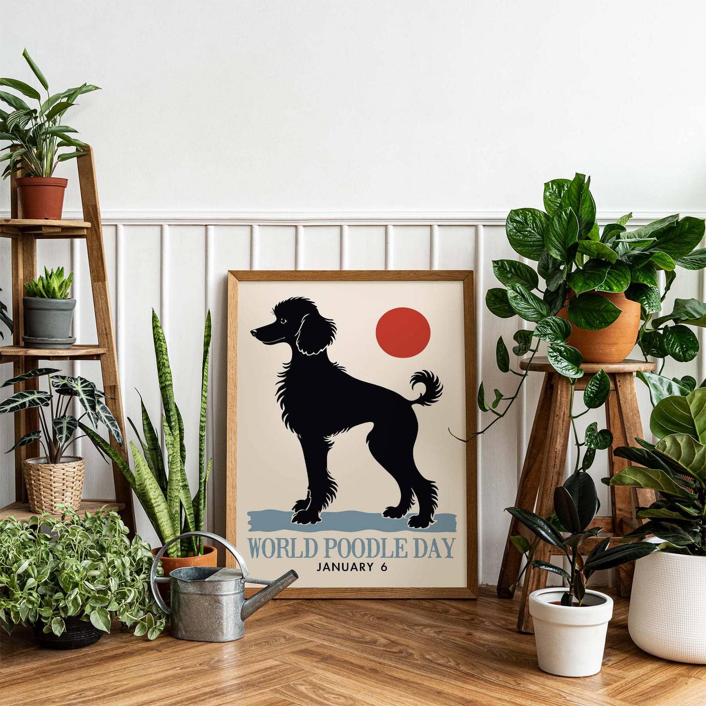 World Poodle Day Minimalist Poster