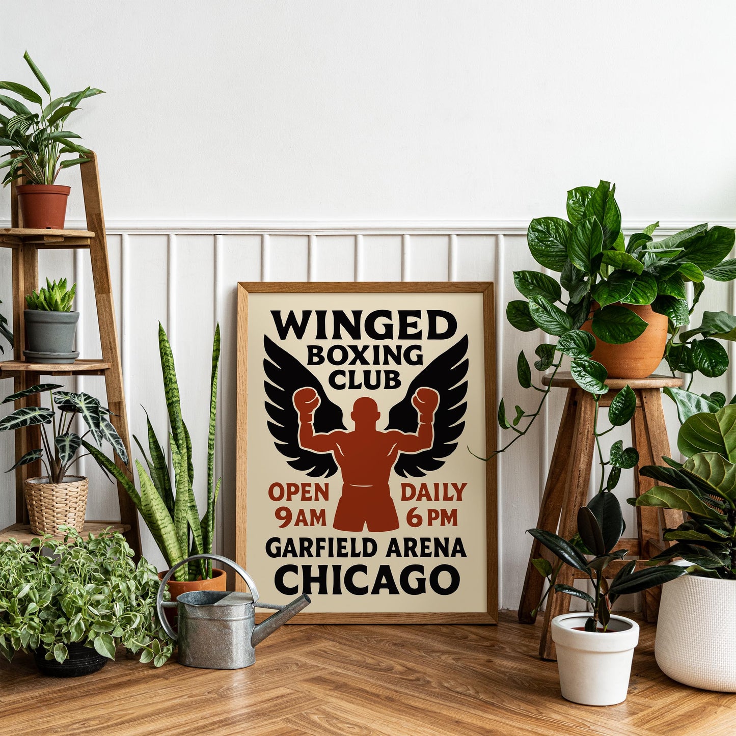 Winged Boxing Club Print