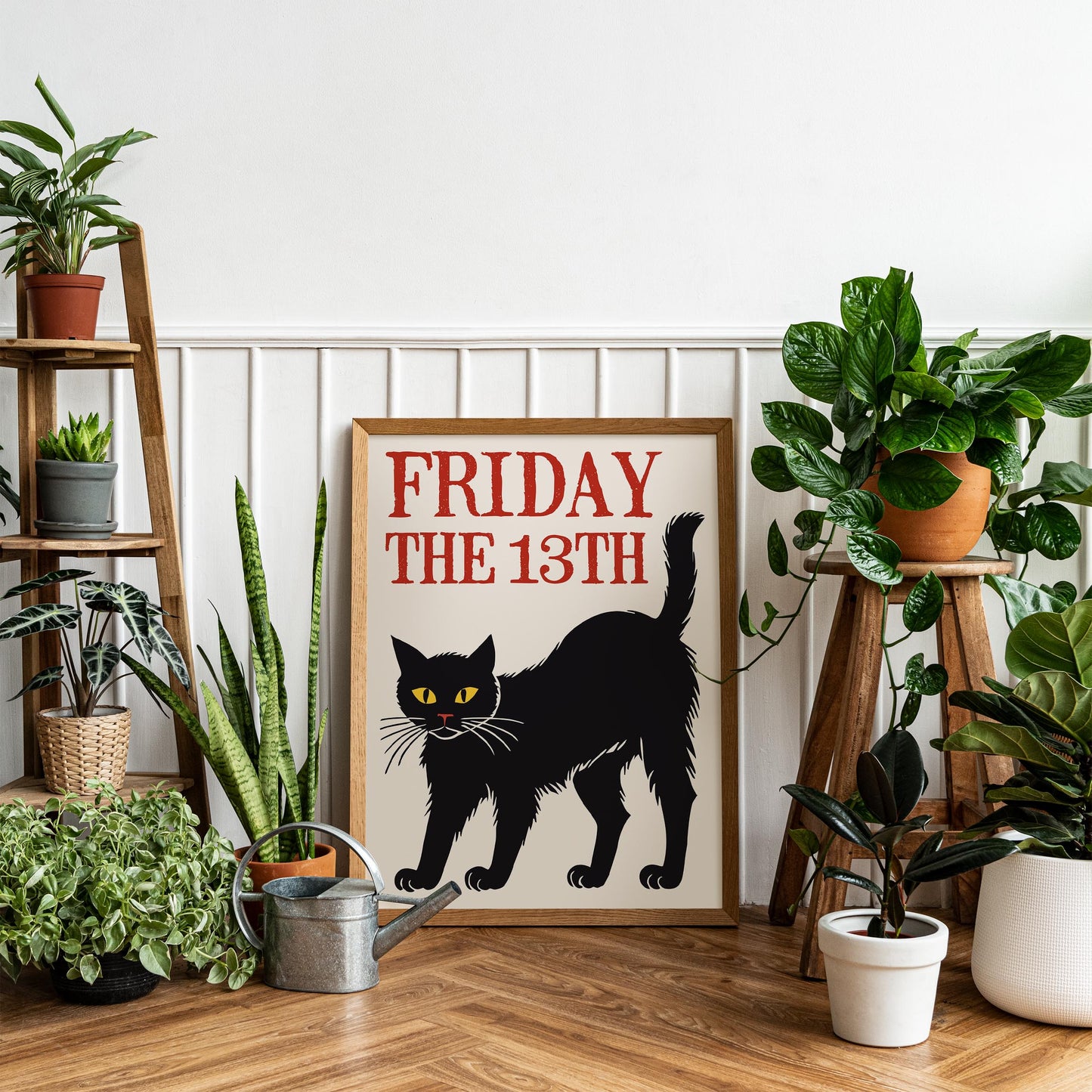 Friday the 13th Black Cat Poster Print