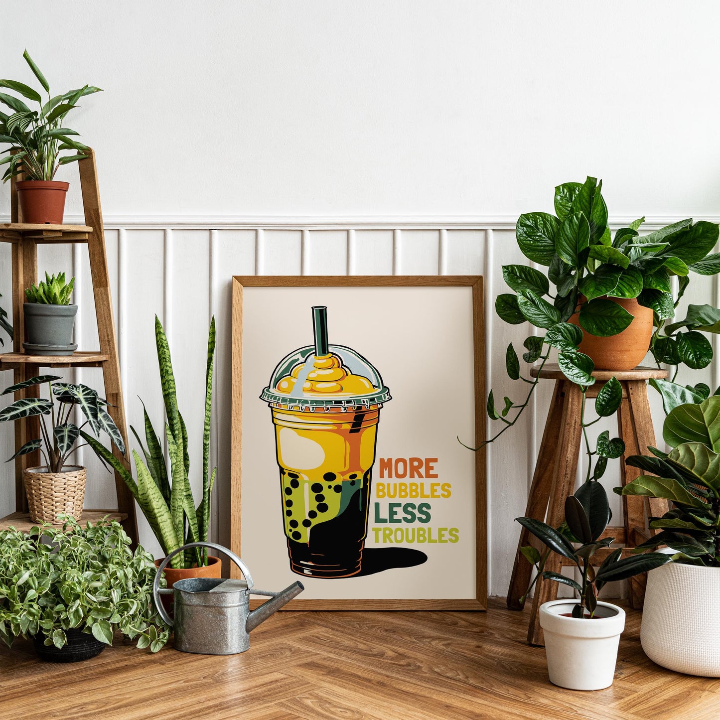 Bubble Tea Drink Poster