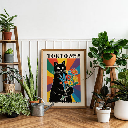 Tokyo Flower Market Poster