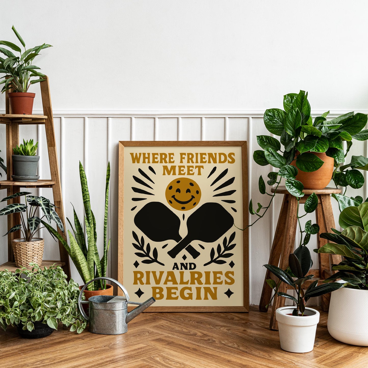 Pickleball Rivalry Poster
