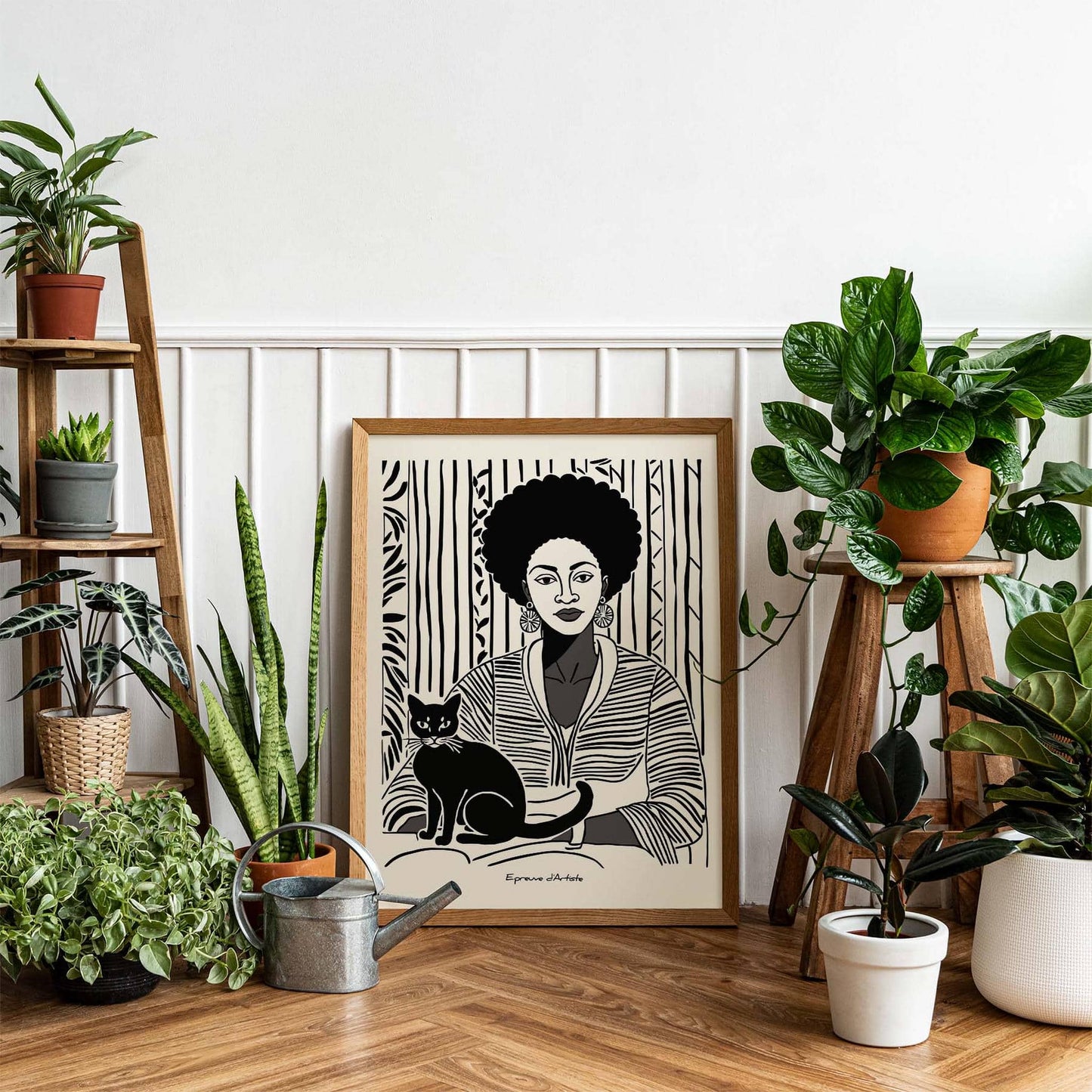 Monochrome Muse Wall Art