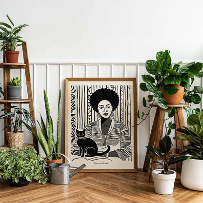 Monochrome Muse Wall Art