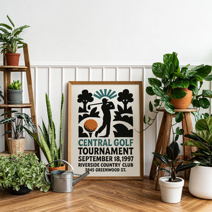 Golf Tournament Poster Print