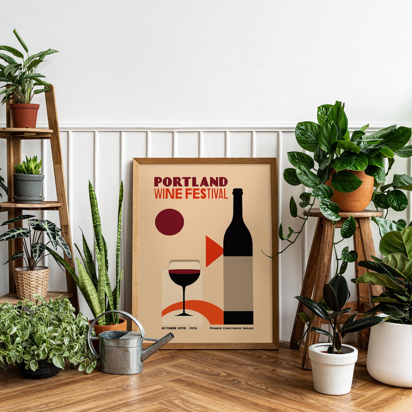 Portland Wine Festival Poster Print