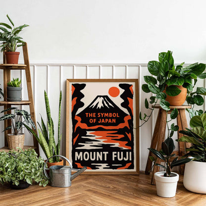 Japanese Mountain Wall Art