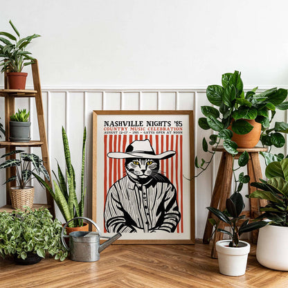 Nashville Nights Poster Print