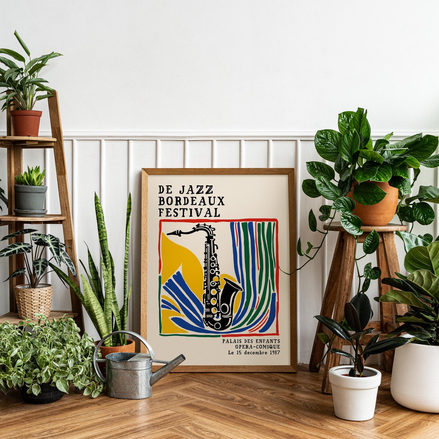 Vintage Jazz Sax Poster