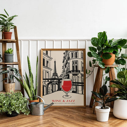 Wine & Jazz Festival in Paris Wall Art