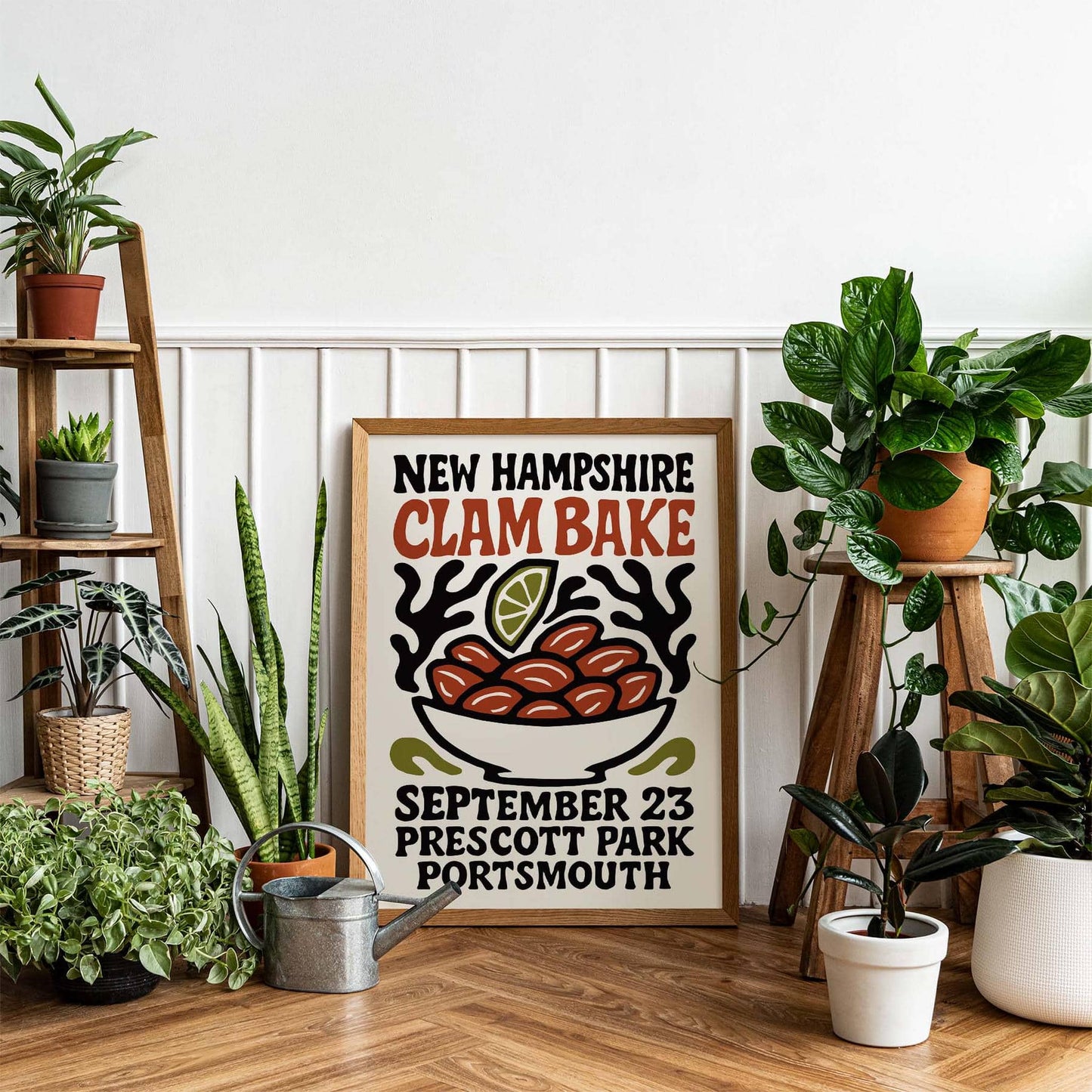 New Hampshire Clam Bake Poster