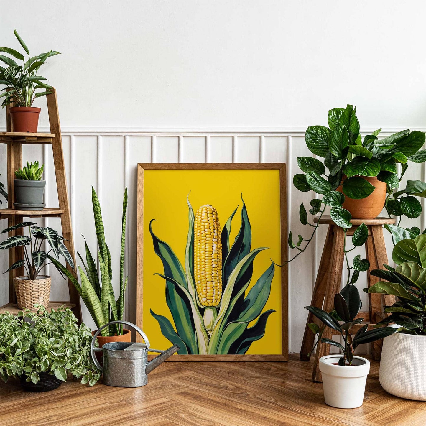 Corn Harvest Poster Print