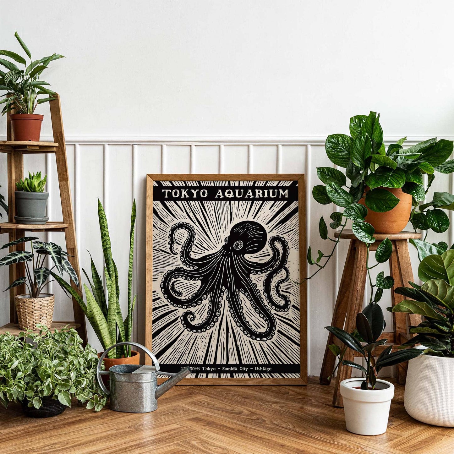 Tokyo Aquarium Octopus Poster