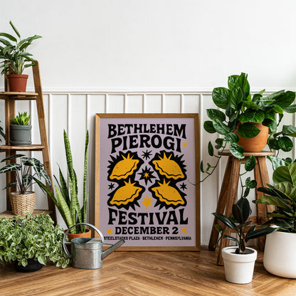 Bethlehem Pierogi Festival Poster