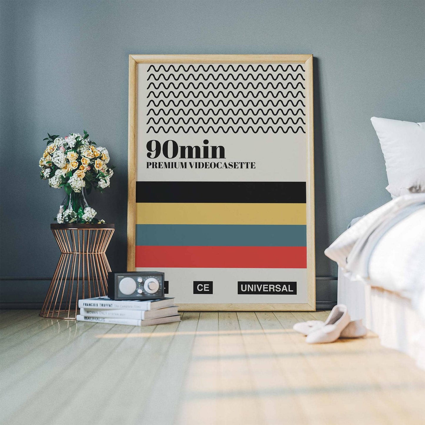 Retro Videocassette Poster Print