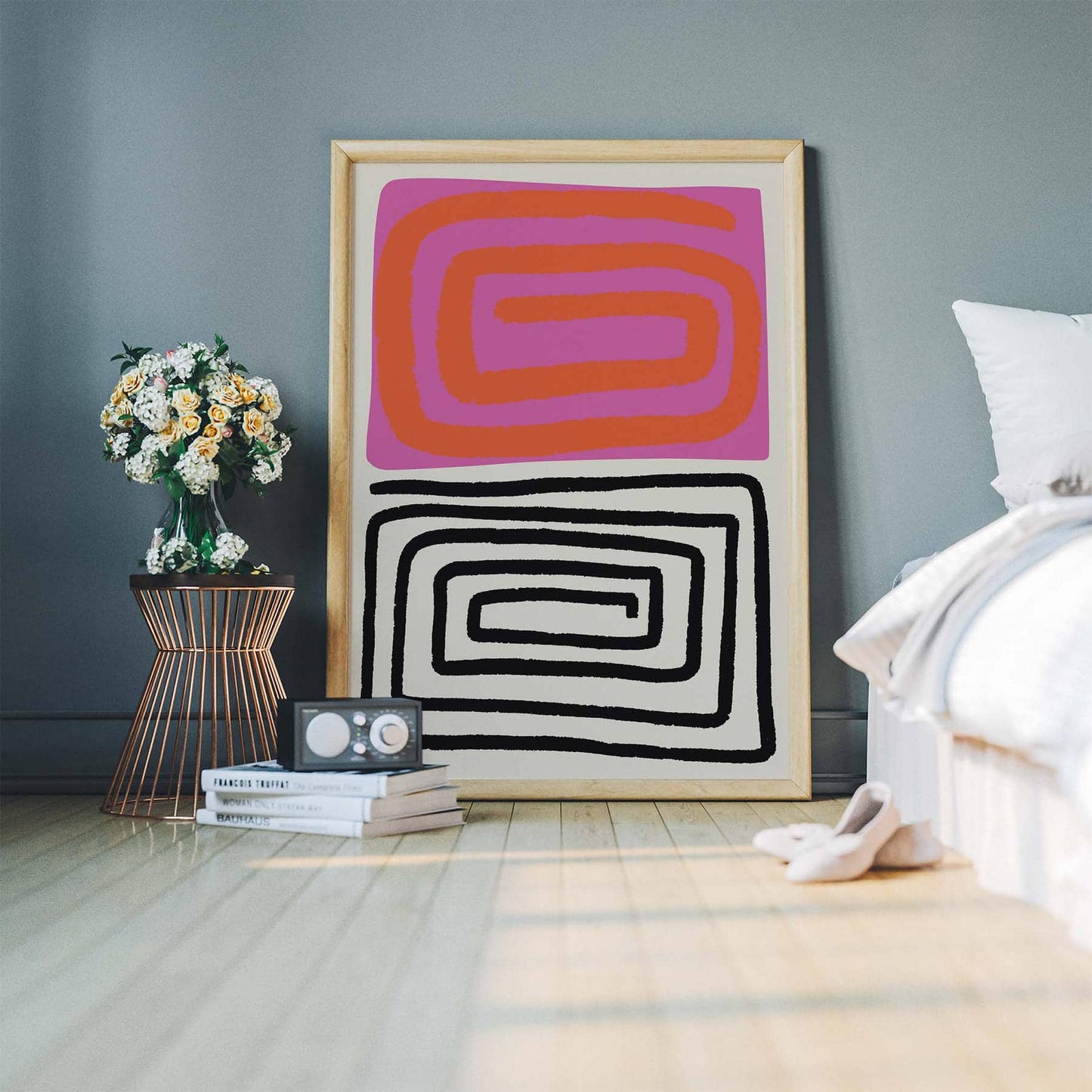 Spiral Geometry Wall Art Print