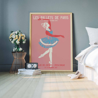 Vintage Ballet Performance Poster