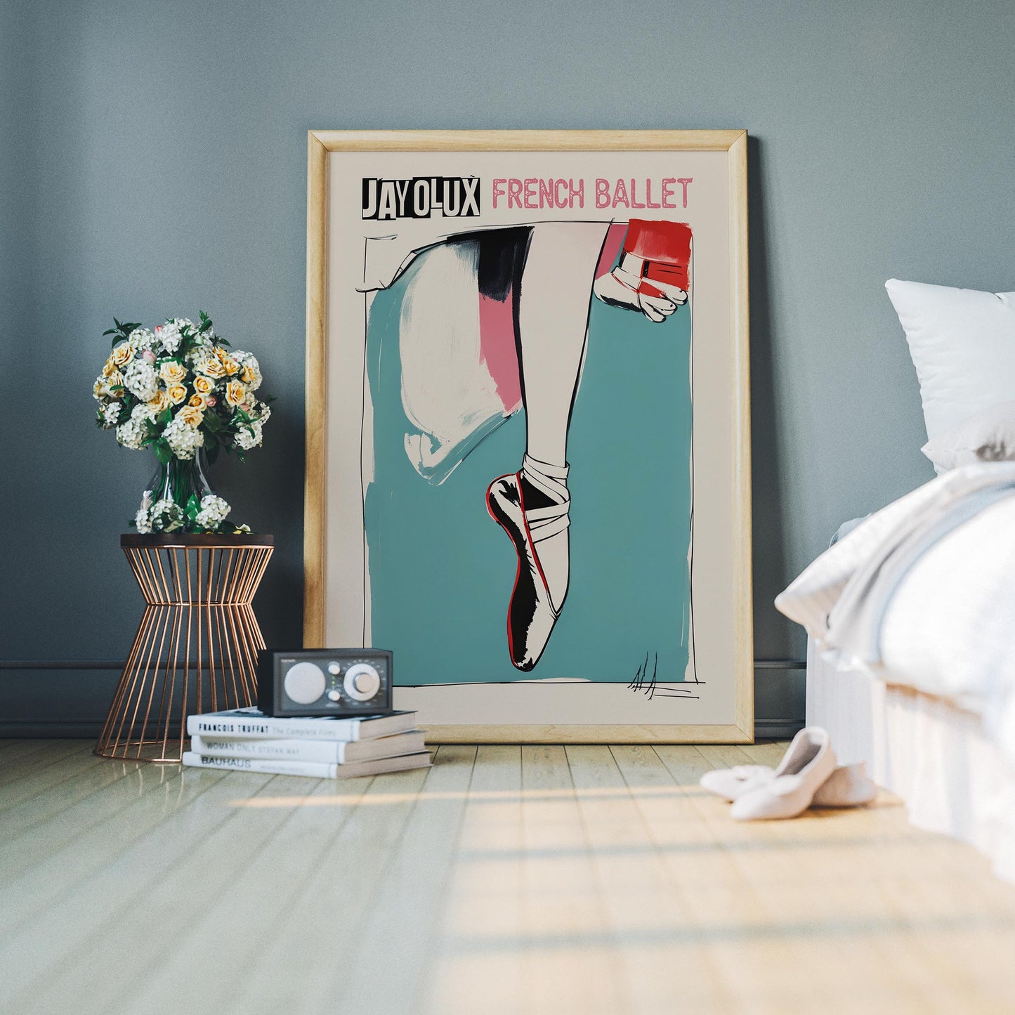 French Ballet Dancer Poster