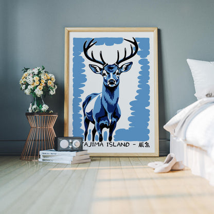 Miyajima Deer Poster Print