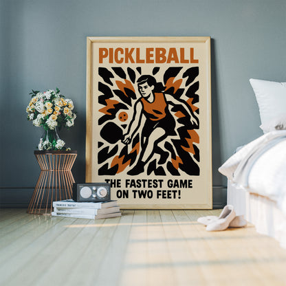 Pickleball Energy Sports Poster