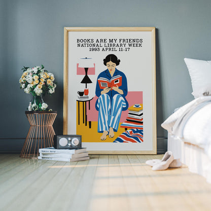 Cozy Reader Poster Print