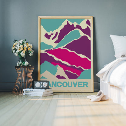 Vancouver - Mountains Poster