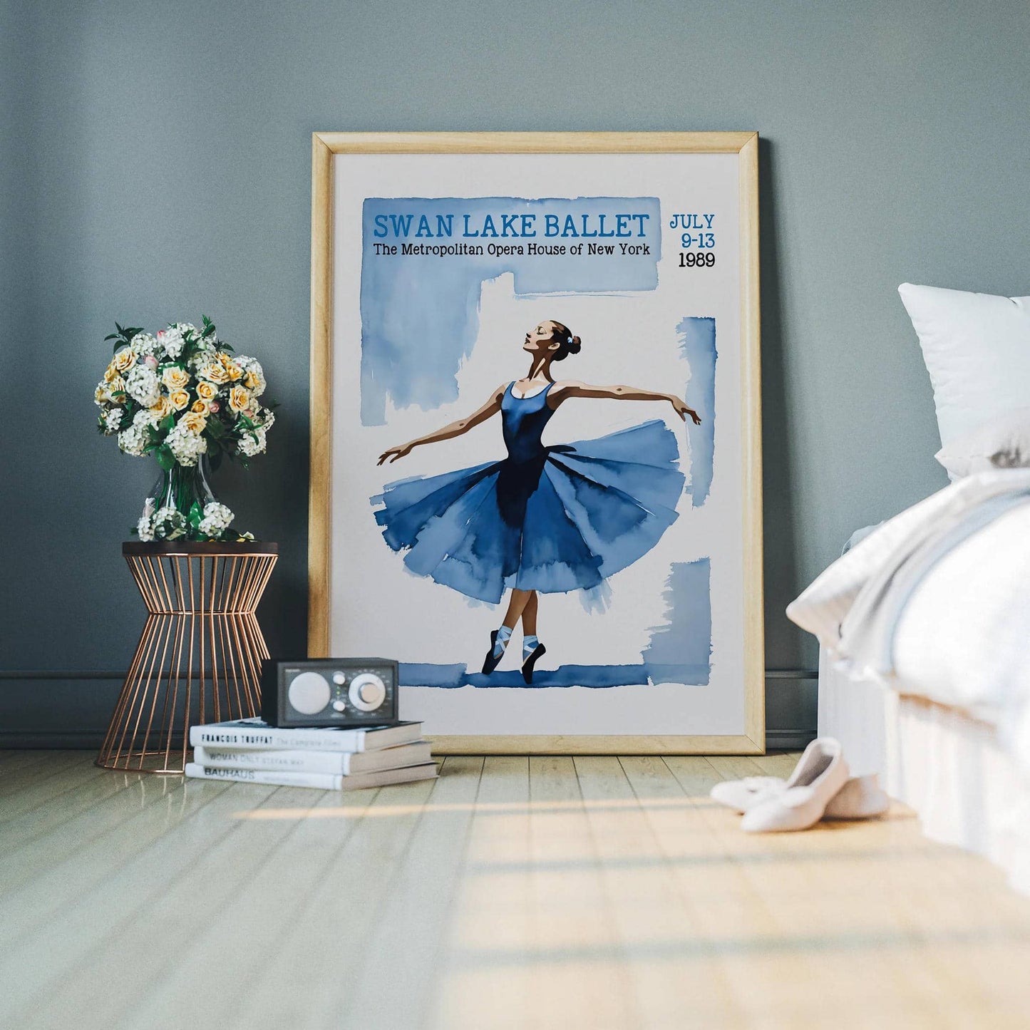 Swan Lake Ballet Vintage Wall Art
