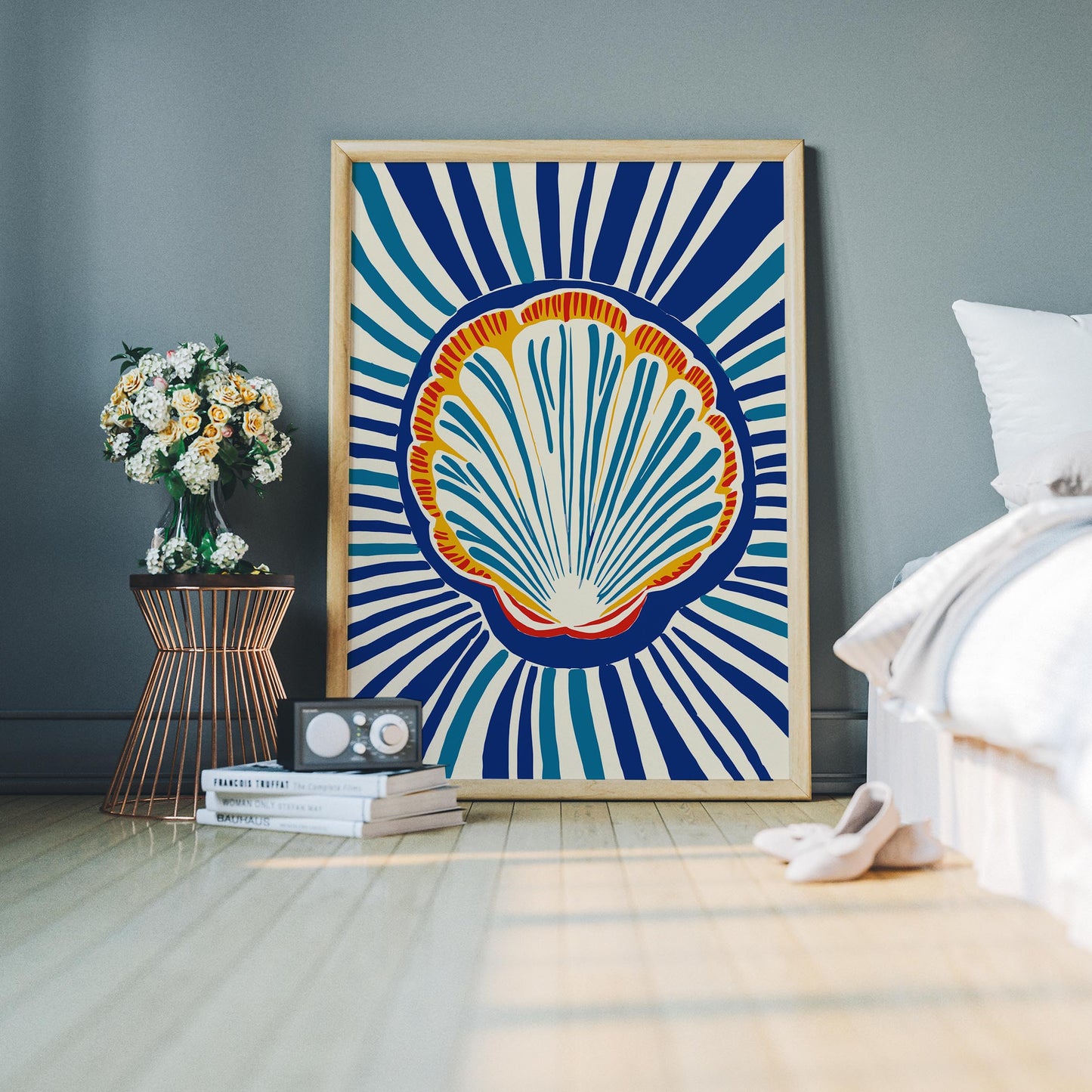 Seashell Coastal Wall Art