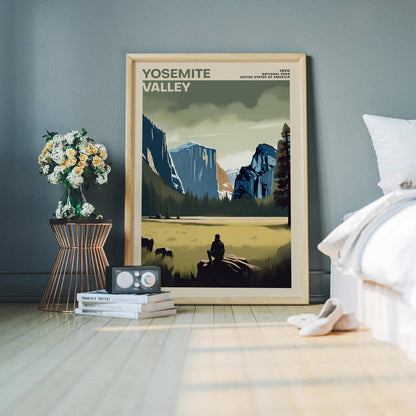 Yosemite Valley National Park Poster Print
