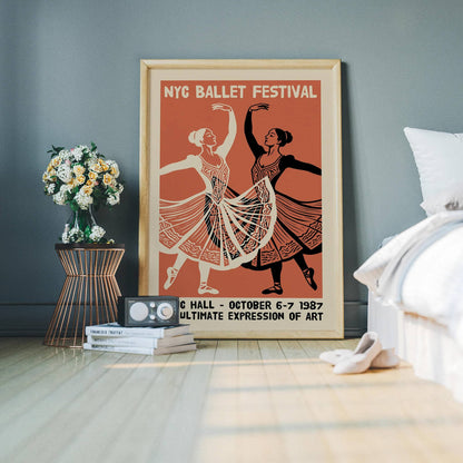 NYC Ballet Festival 1987 Poster