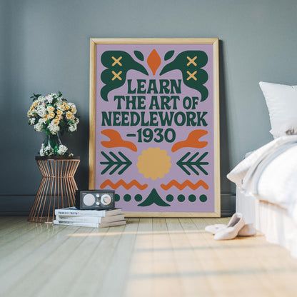 Needlework Art Print
