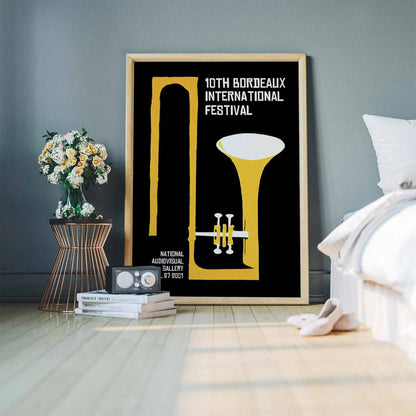Bordeaux Festival Music Poster Print