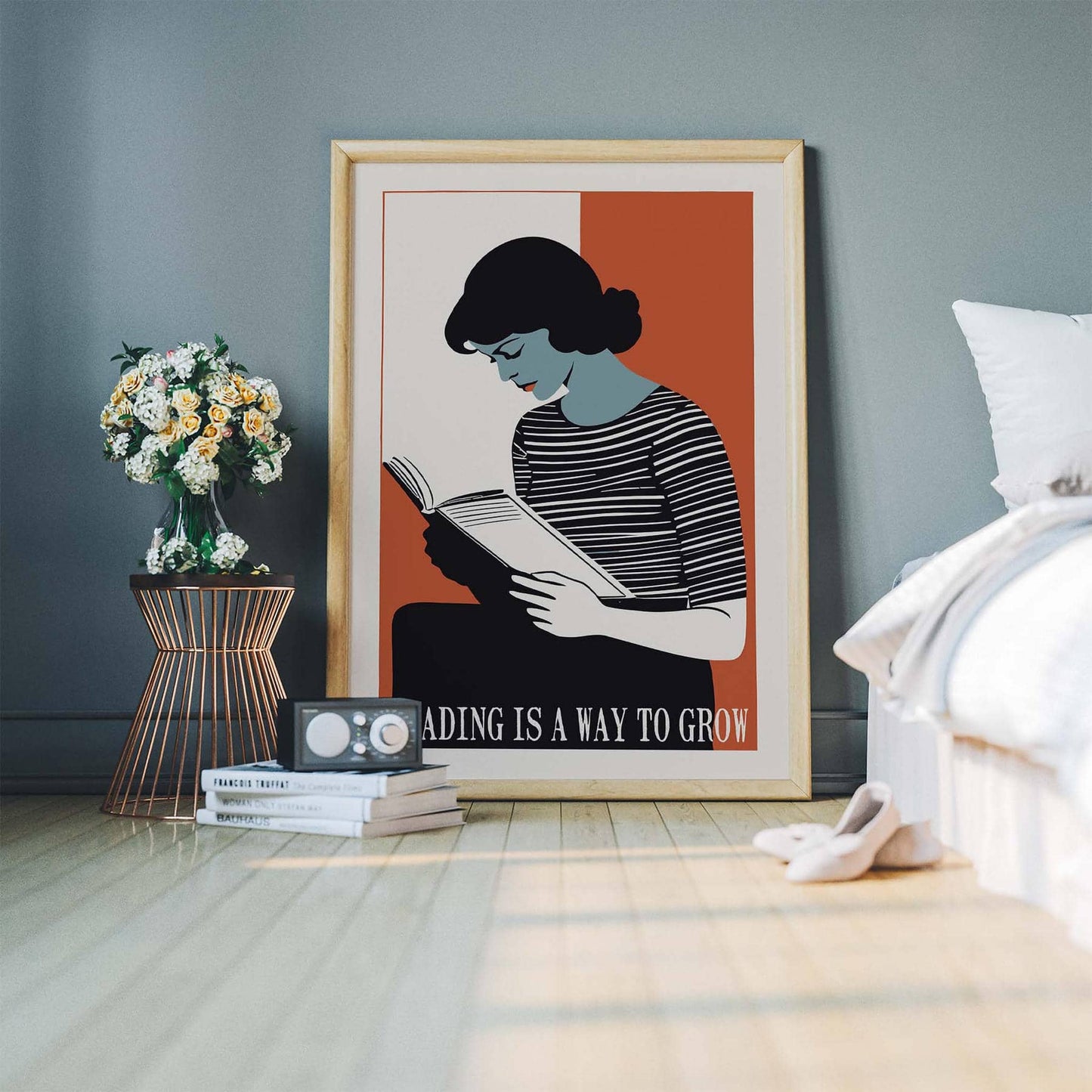 Reading Growth Wall Art Print
