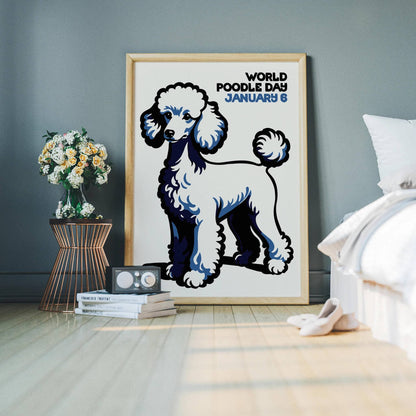 World Poodle Day Cute Art Print