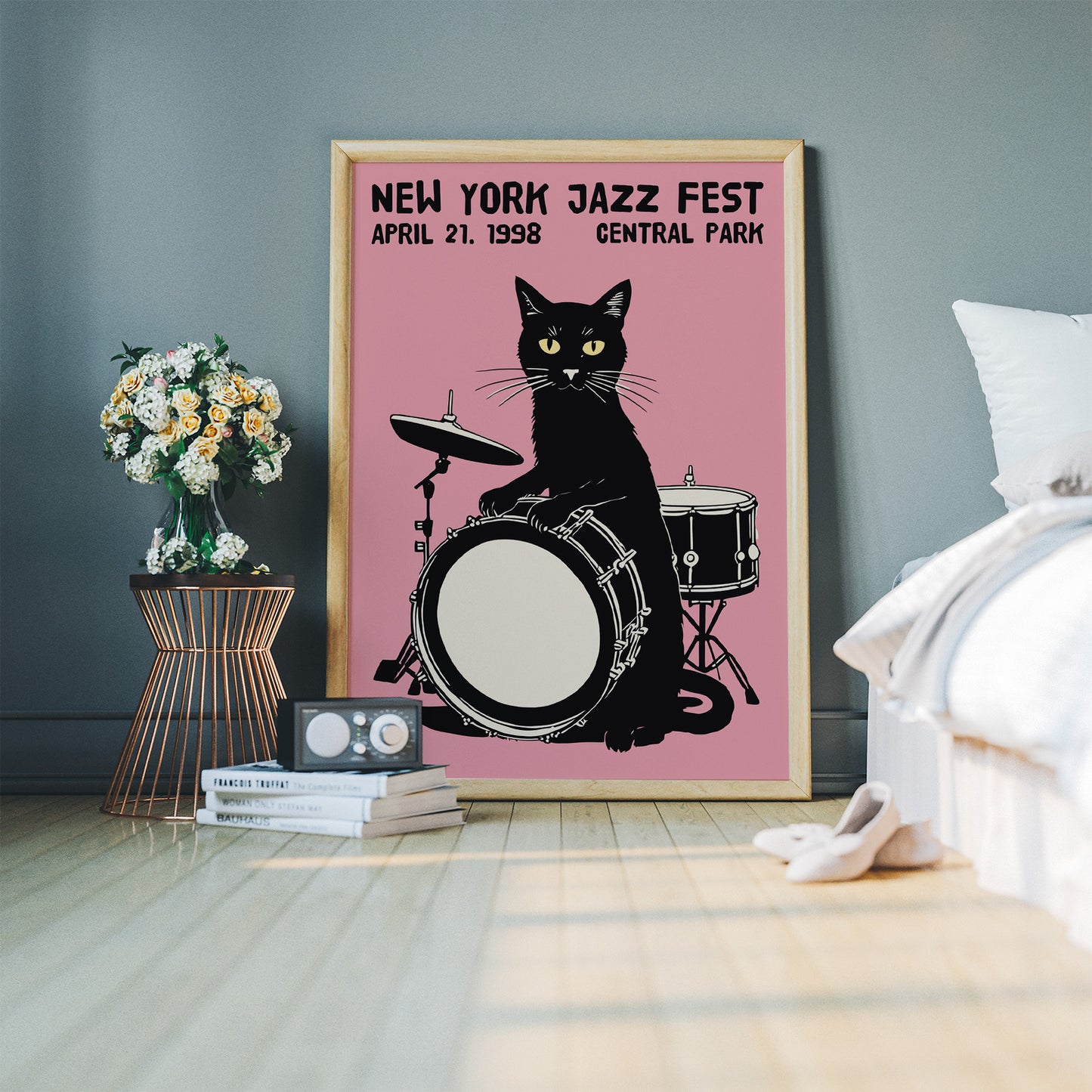 New York Jazz Fest Cat 1998 Poster