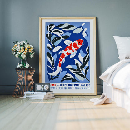 Koi Pond Poster Print