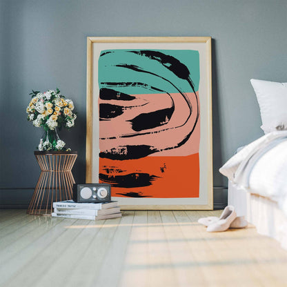 Abstract Brushstroke Poster Print