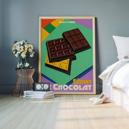 Le Chocolat Paris Poster Print