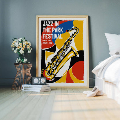 Jazz in The Park Festival 1995 Poster