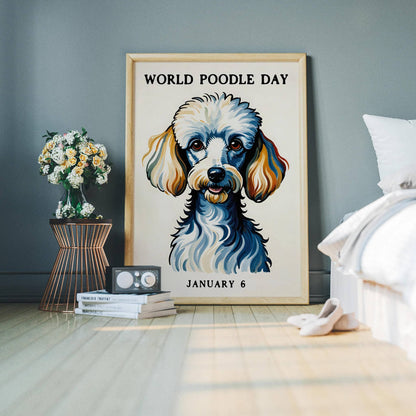 World Poodle Day Cute Poster