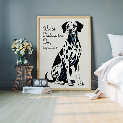 Dalmatian Celebration Poster Print