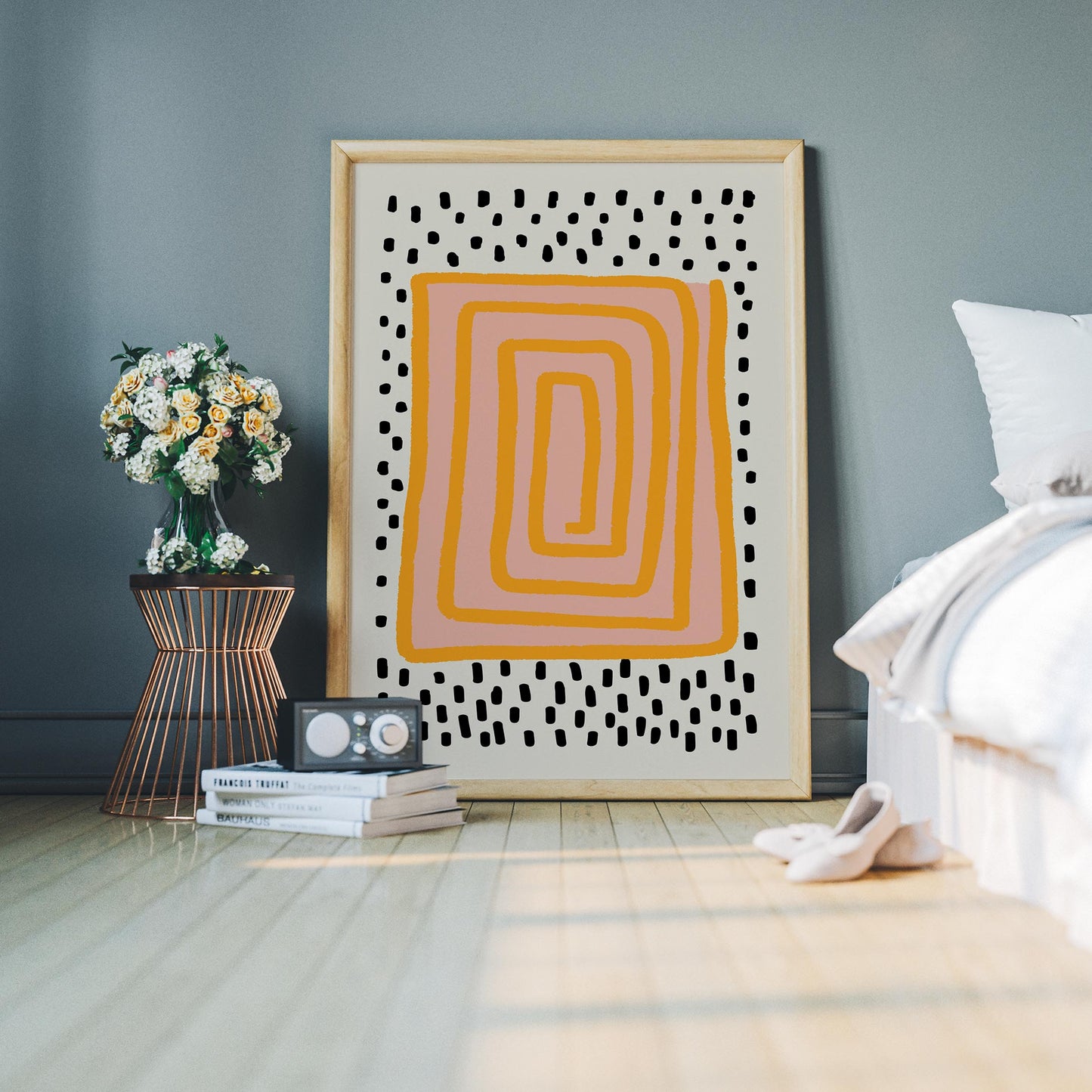 Abstract Maze Wall Art