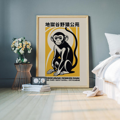 Jigokudani Monkey Park Poster