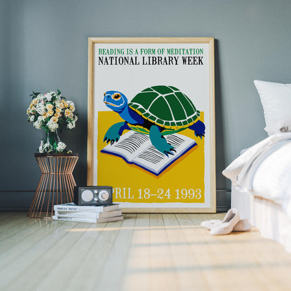 Library Week Reading Poster